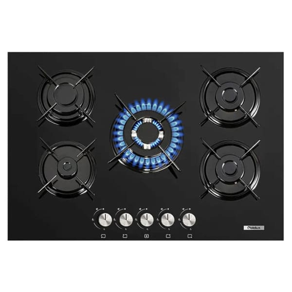 Plaque à Gaz BIOLUX 5 Feux Noir (M.7552VN) Plaque à Gaz BIOLUX 5 Feux Noir (M.7552VN)